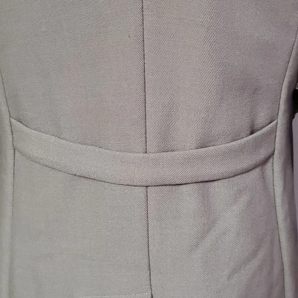 Vintage,  Sears green wool coat with real fur collar. - Picture 8 of 14